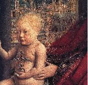 EYCK, Jan van The Virgin of Chancellor Rolin (detail) ds oil painting picture wholesale